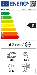 Whirlpool WSIO 3O34 PFE X