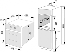 Amica TNZ210TDB