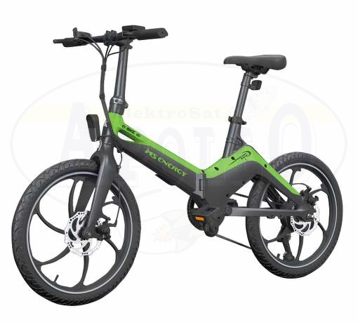 MS Energy E-bike i10 black green 
